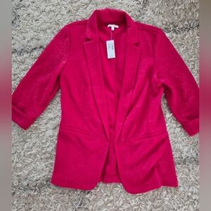 Maurices Pink Rose Blazer